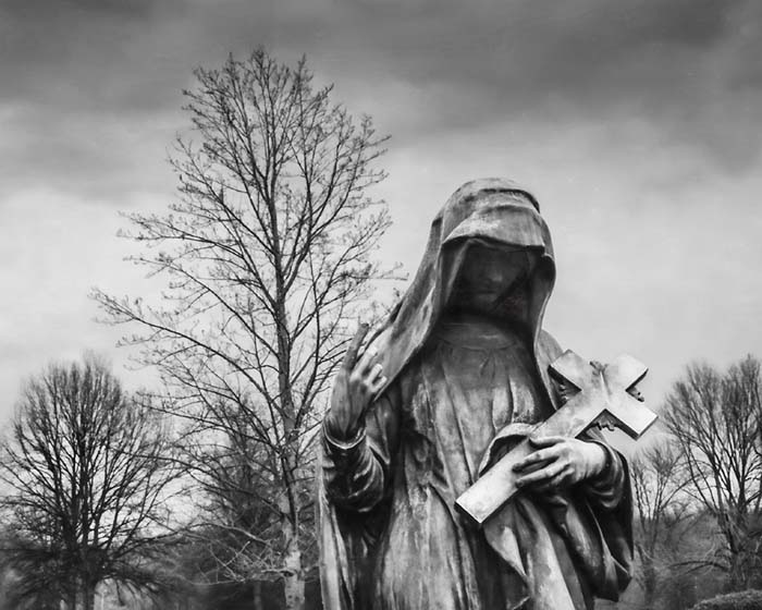Cemetery Statue, St. Louis 1987